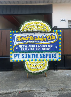Papan Bunga Duka di Wadas