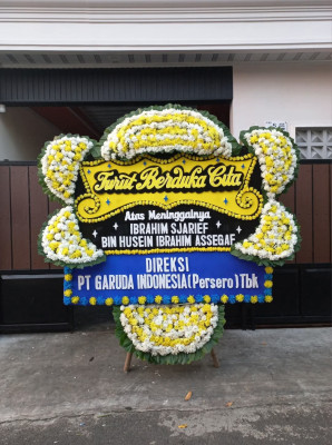 Papan Bunga Duka di Wadas